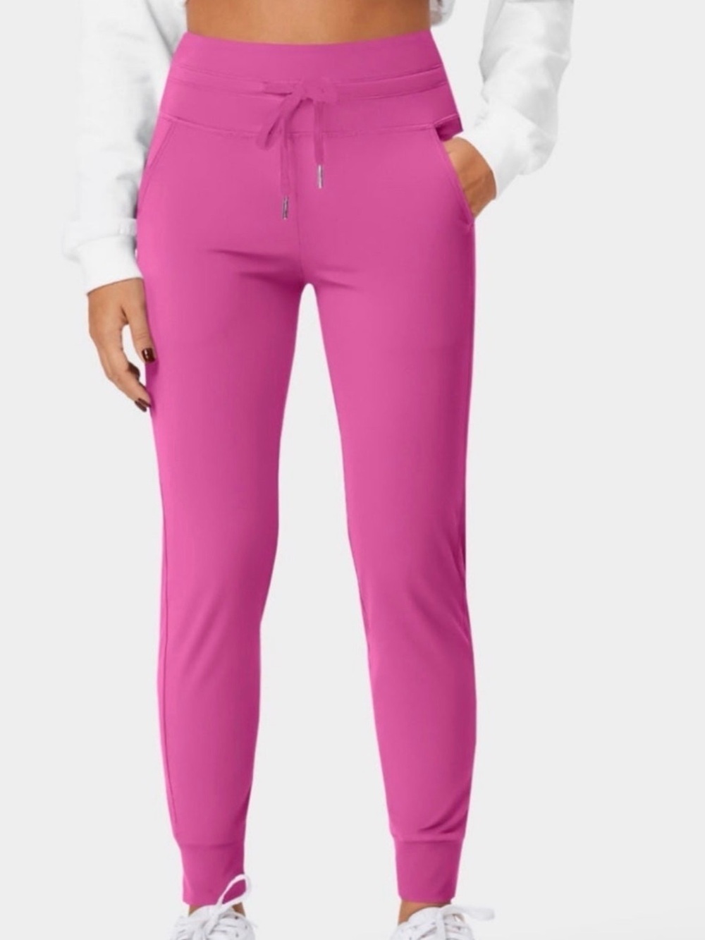 Barbie pink HALARA Jogger Cloudful Air Fabric Side Pocket XS Petite